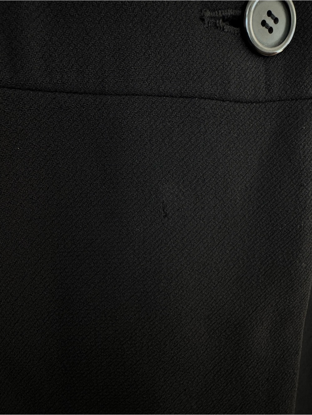 J. Crew Black Single-Breasted Wool & silk lining Pea Coat size 8 - Picture 4 of 11